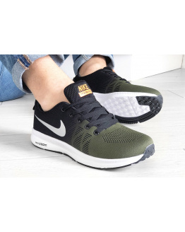 Мужские кроссовки Nike Air Zoom хаки с черным