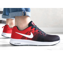 Мужские кроссовки Nike Air Zoom красные с бордовым