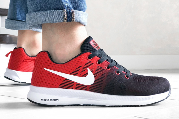 Мужские кроссовки Nike Air Zoom красные с бордовым