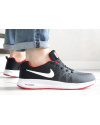 Мужские кроссовки Nike Air Zoom серые с черным