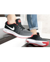 Купить Мужские кроссовки Nike Air Zoom серые с черным