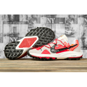 Чоловічі кросівки Nike Air Zoom Terra Kiger 5 x Off-White червоні з бежевим