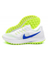 Купить Чоловічі кросівки Nike Zoom білі з синім и салатовым