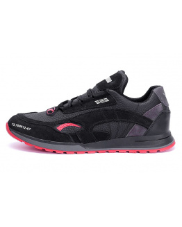 Мужские кроссовки Puma черные с красным
