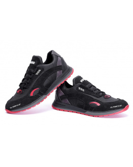 Мужские кроссовки Puma черные с красным