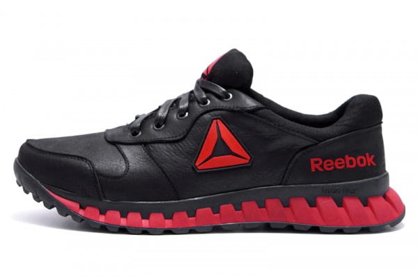 Мужские кроссовки Reebok черные с красным