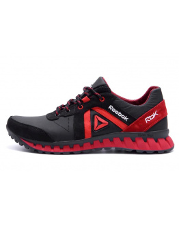 Мужские кроссовки Reebok черные с красным