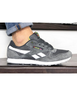Мужские кроссовки Reebok Classic Leather серые