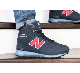 Купить Мужские высокие кроссовки на меху New Balance 1300 темно-синие
