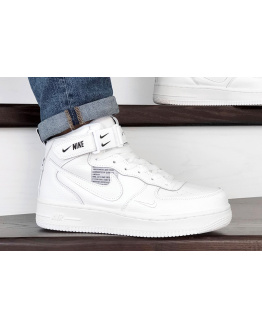 Чоловічі високі кросівки Nike Air Force 1 '07 Mid Lv8 Utility білі