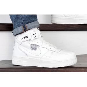 Мужские высокие кроссовки Nike Air Force 1 '07 Mid Lv8 Utility белые