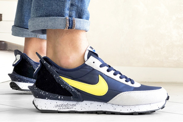 Мужские кроссовки Nike Daybreak x Undercover Jun Takahashi темно-синие с желтым