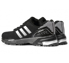 Женские кроссовки Adidas Marathon TR черные с белым