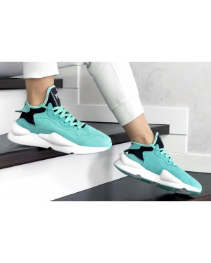 Жіночі кросівки Adidas Y-3 Kaiwa бірюзові
