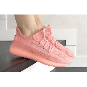 Женские кроссовки Adidas Yeezy Boost 350 V2 коралловые