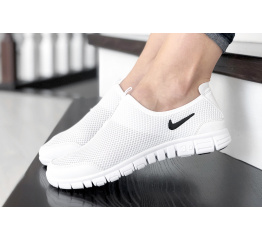 Женские кроссовки Nike Air Free Run 3.0 Slip-On белые