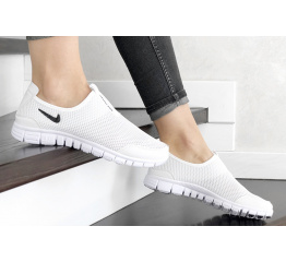 Женские кроссовки Nike Air Free Run 3.0 Slip-On белые