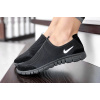 Женские кроссовки Nike Air Free Run 3.0 Slip-On черные с белым