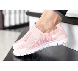 Женские кроссовки Nike Air Free Run 3.0 Slip-On розовые