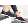 Купить Женские кроссовки Nike Air Free Run 3.0 Slip-On темно-синие с белым и красным