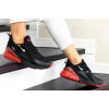 Купить Женские кроссовки Nike Air Max 270 черные с красным