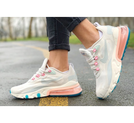 Женские кроссовки Nike Air Max 270 React бежевые