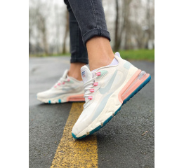 Женские кроссовки Nike Air Max 270 React бежевые