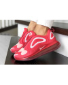 Женские кроссовки Nike Air Max 720 красно-малиновые