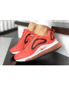Жіночі кросівки Nike Air Max 720 красно-помаранчеві з білим