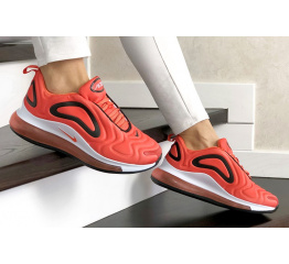Купить Женские кроссовки Nike Air Max 720 красно-оранжевые с белым в Украине