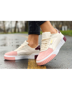 Жіночі кросівки Puma Cali Remix Wn's бежеві з рожевим