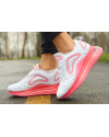 Жіночі кросівки Nike Air Max 720 білі з рожевим