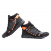 Купить Мужские ботинки на меху Adidas TERREX черные с оранжевым