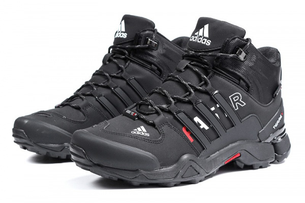 Мужские ботинки на меху Adidas Terrex Fast R Mid GTX черные