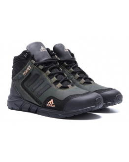 Чоловічі ботинки зимові Adidas TERREX темно-зелені