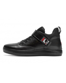 Мужские ботинки на меху Fila черные