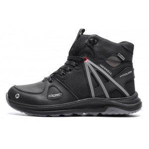 Мужские ботинки на меху Merrell черные