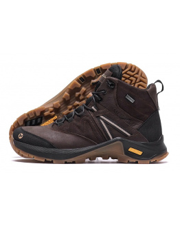 Мужские ботинки на меху Merrell коричневые