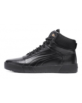 Мужские ботинки на меху Puma High черные