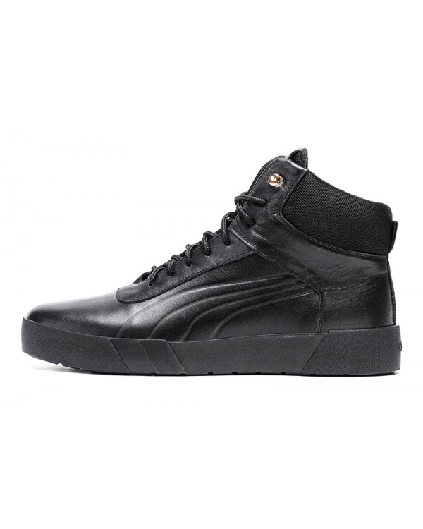 Мужские ботинки на меху Puma High черные