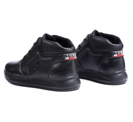 Купить Мужские ботинки на меху Tommy Hilfiger Denim черные в Украине