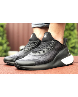 Чоловічі кросівки Adidas Alphaboost чорні з білим