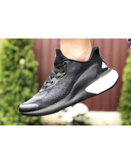 Чоловічі кросівки Adidas Alphaboost чорні з білим