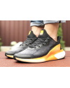 Чоловічі кросівки Adidas Alphaboost чорні з помаранчевим