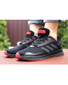 Чоловічі кросівки Adidas Boost чорні з червоним