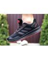 Купить Чоловічі кросівки Adidas Boost чорні з червоним