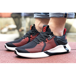 Мужские кроссовки Adidas Bounce черные с красным