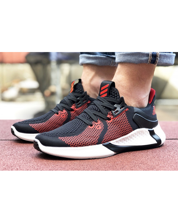 Чоловічі кросівки Adidas Bounce чорні з червоним