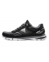 Мужские кроссовки Adidas черые с белым (black-white)
