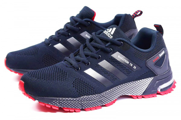 Мужские кроссовки Adidas Marathon TR 26 темно-синие (dkblue)